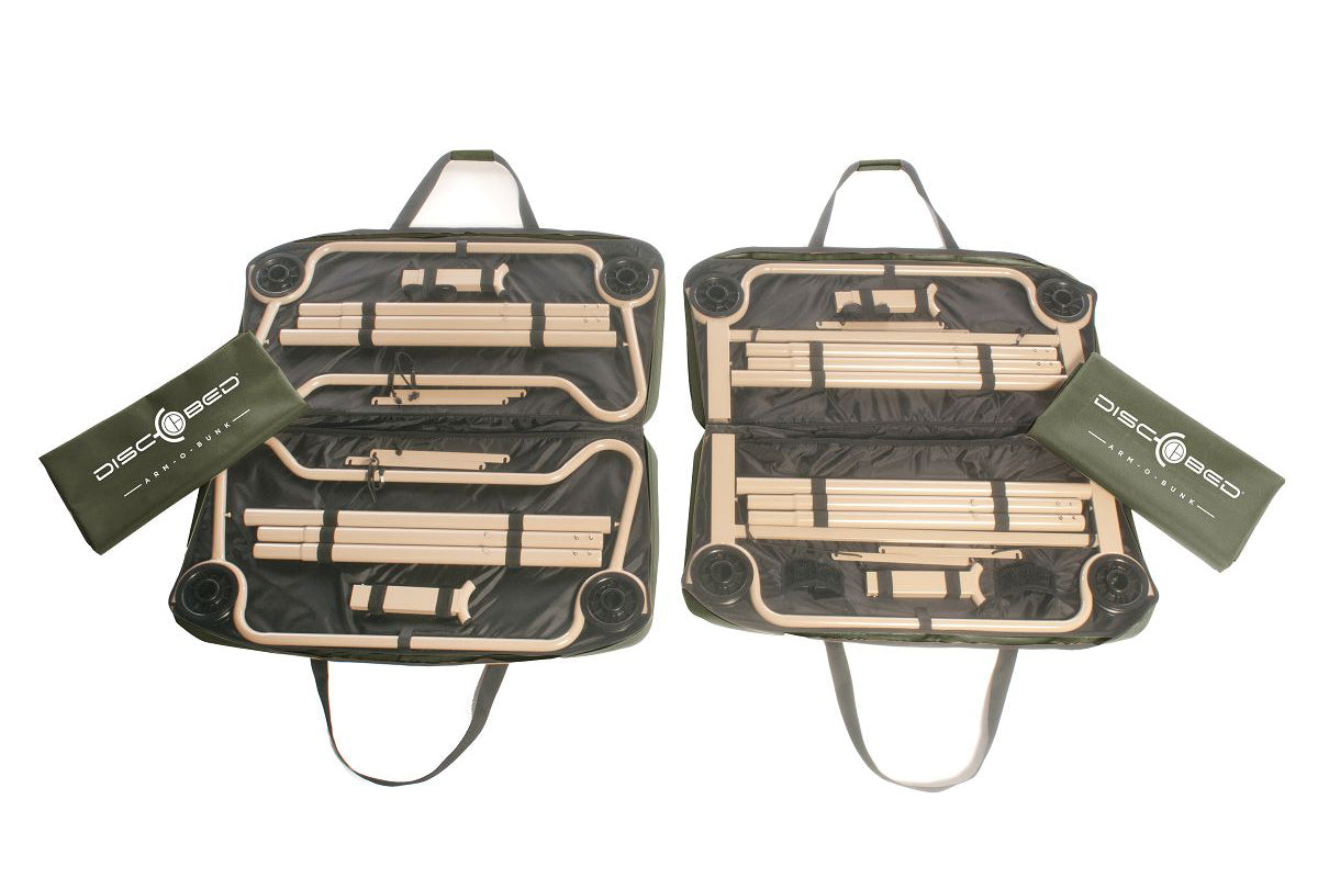 Litera Militar Disc-O-Bed (Discobed) – Compacta, Modular y Robusta para Camping y Overland