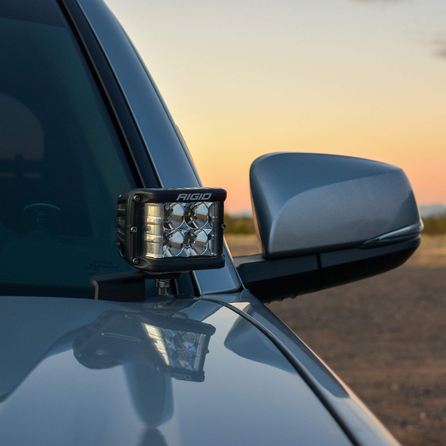 Faro LED Rigid Dually D-Series PRO Shooter (262213) – Luz de Largo Alcance para Off-Road