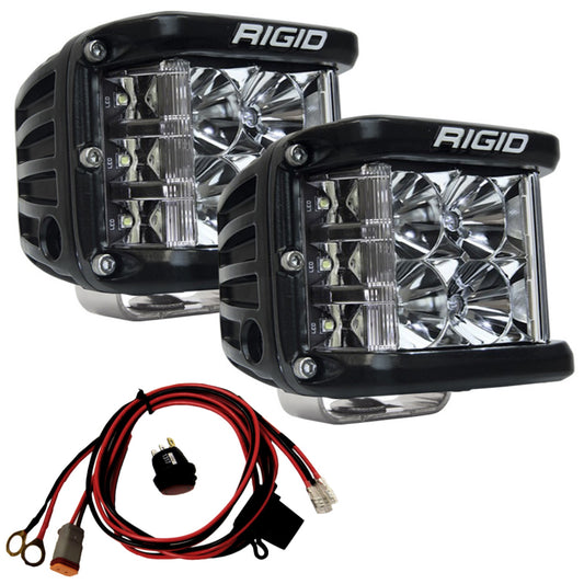 Faro LED Rigid Dually D-Series PRO Shooter (262213) – Luz de Largo Alcance para Off-Road