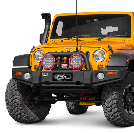 Defensa Delantera ARB® 3450230 Deluxe Winch para Off-Road Jeep JK 07-18