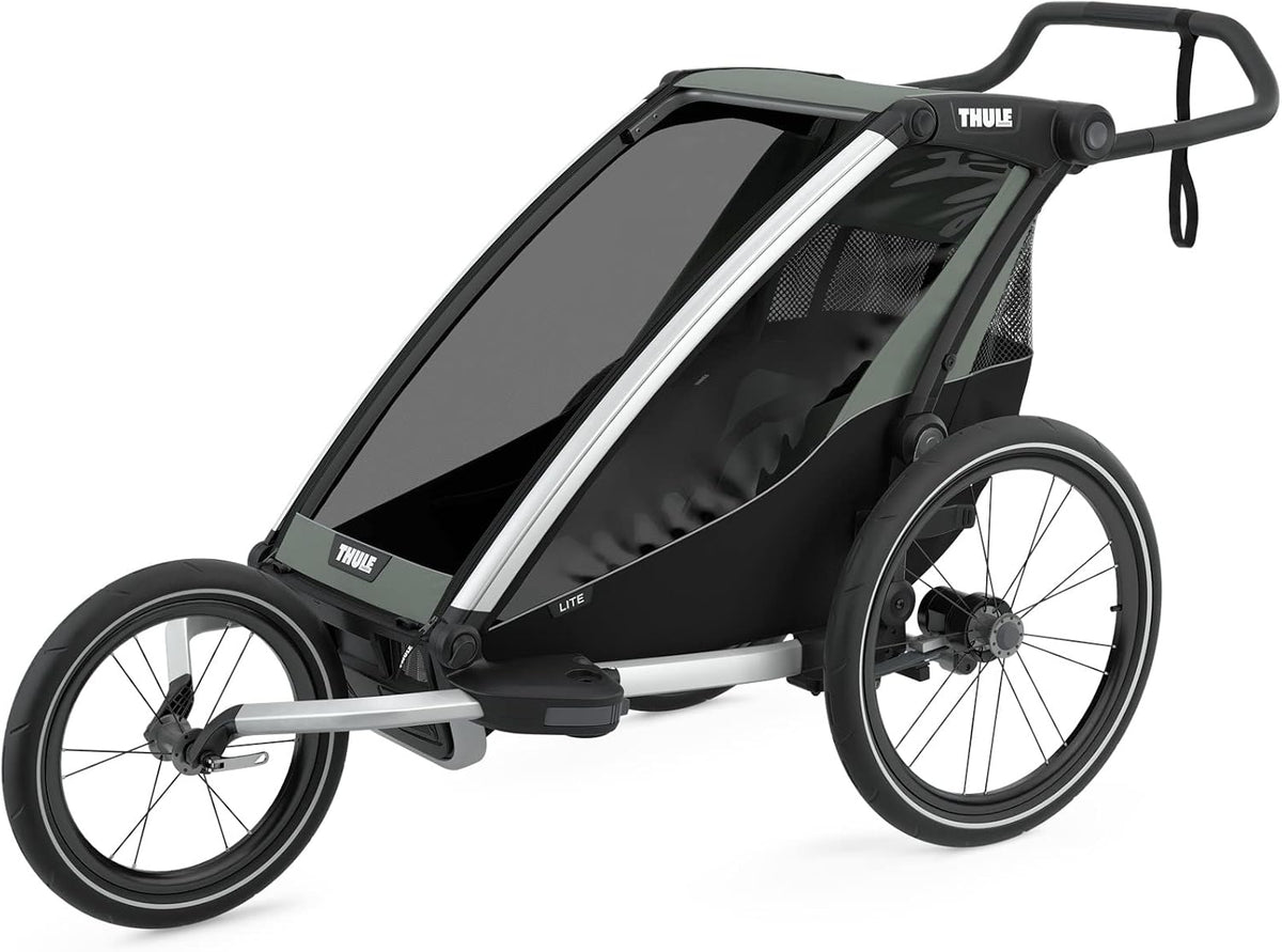 Thule Chariot Cougar 1 + Stroll 10100533 Rojo – Remolque/Carriola Infantil