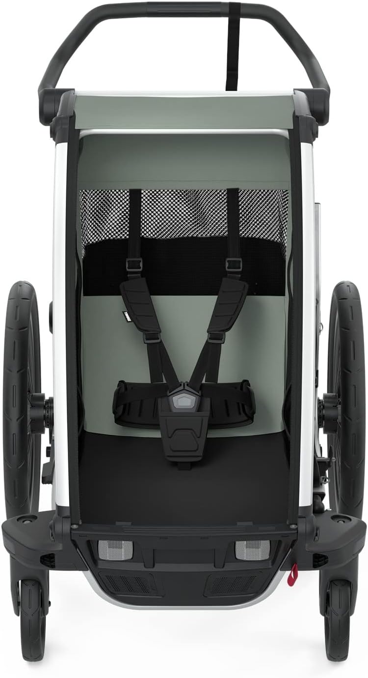 Thule Chariot Cougar 1 + Stroll 10100533 Rojo – Remolque/Carriola Infantil