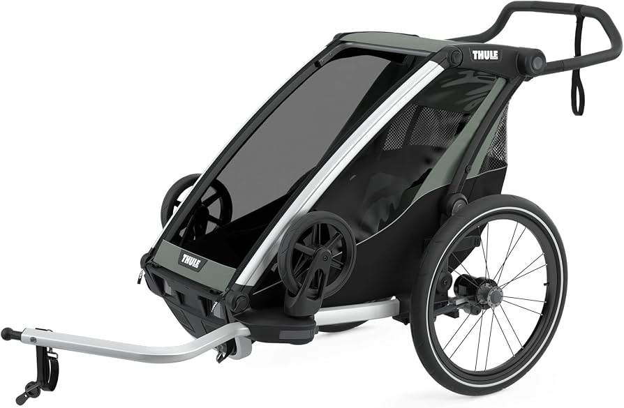 Thule Chariot Cougar 1 + Stroll 10100533 Rojo – Remolque/Carriola Infantil