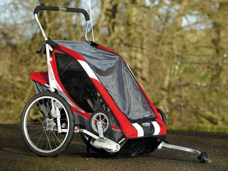 Thule Chariot Cougar 1 + Stroll 10100533 Rojo – Remolque/Carriola Infantil