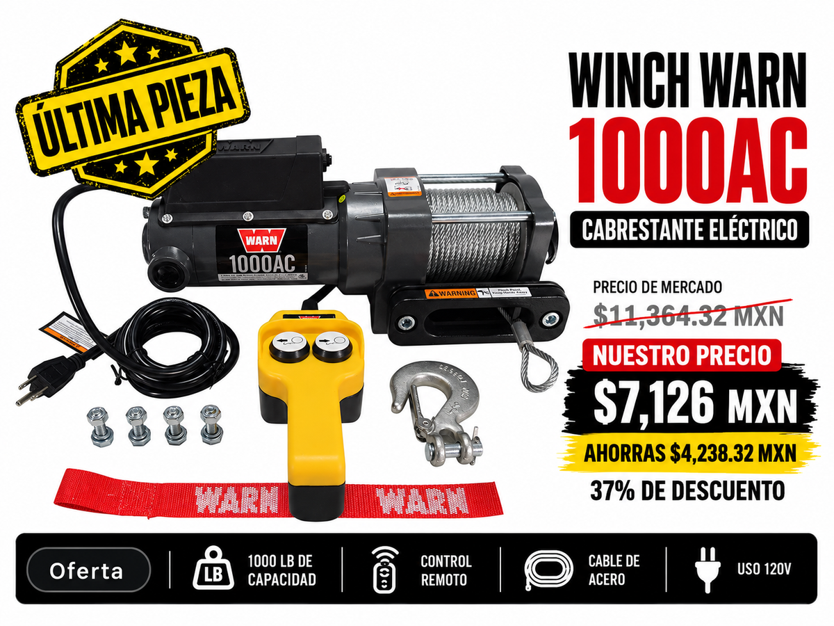 Winch WARN 1000AC Utility 1,000 lb – 80010
