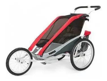 Thule Chariot Cougar 1 + Stroll 10100533 Rojo – Remolque/Carriola Infantil