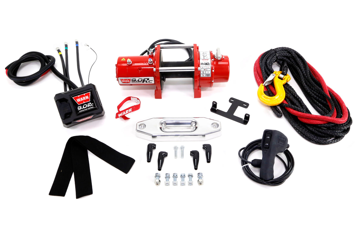 Winch WARN 9.0Rc 9,000 lb con Cuerda Sintética – 71550