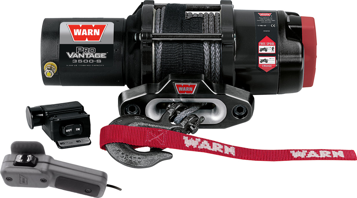 Winch WARN ProVantage 3500-S 3,500 lb con Cuerda Sintética