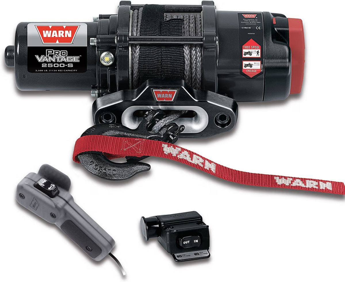 Winch WARN ProVantage 2500-S 2,500 lb con Cuerda Sintética